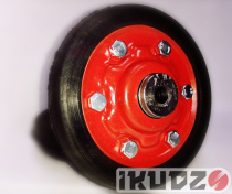 Катки мотобуксировщик IKUDZO красные